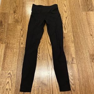 Lululemon black leggings size 2